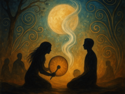 Zvočna kopel - šamanski bobni in gong