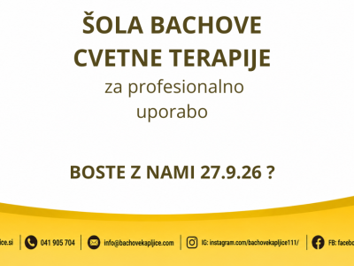 Šola Bachove cvetne terapije