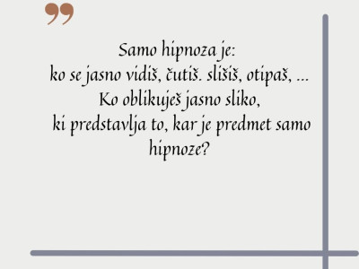 Samo-hipnoza in izguba odvečnih kilogramov