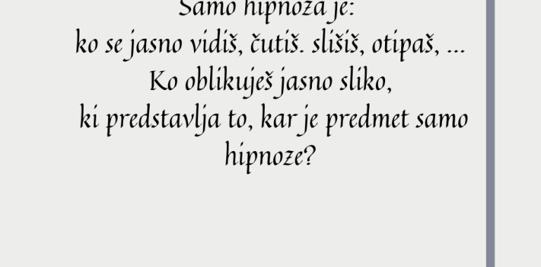 Samo-hipnoza in izguba odvečnih kilogramov