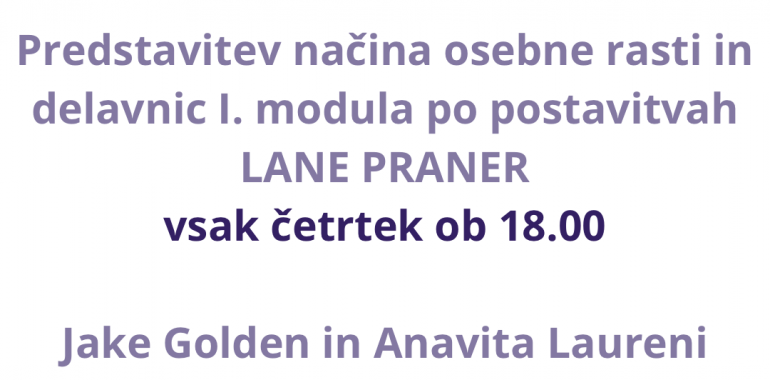 Veličina Neba - način osebne rasti po postavitvah Lane Praner