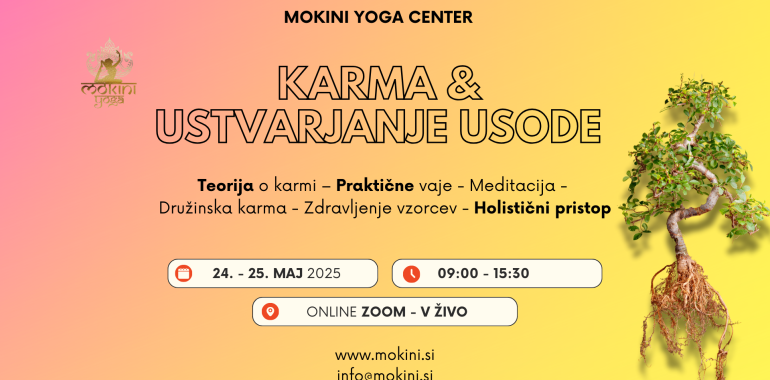 Delavnica Karma in ustvarjanje usode