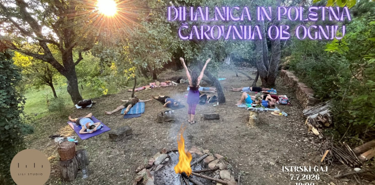 Dihalnica in poletna čarovnija ob ognju