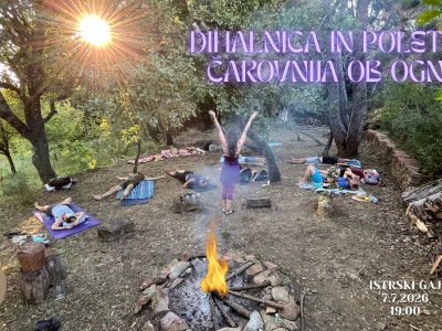 Dihalnica in poletna čarovnija ob ognju
