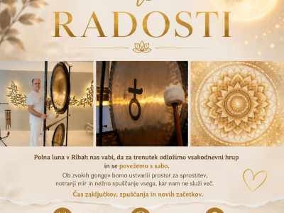 Srečava se v radosti, gong aktivacija