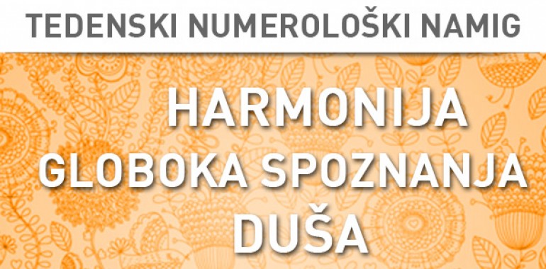 Tedenski numerološki namig 14.–20. 12. 2015