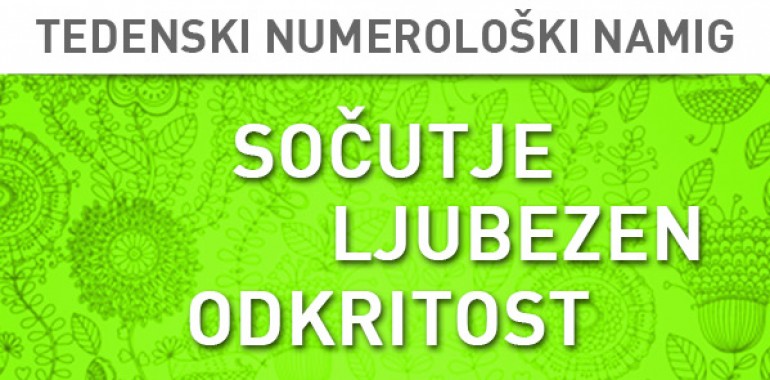 Tedenski numerološki namig 14.-20. 3. 2016