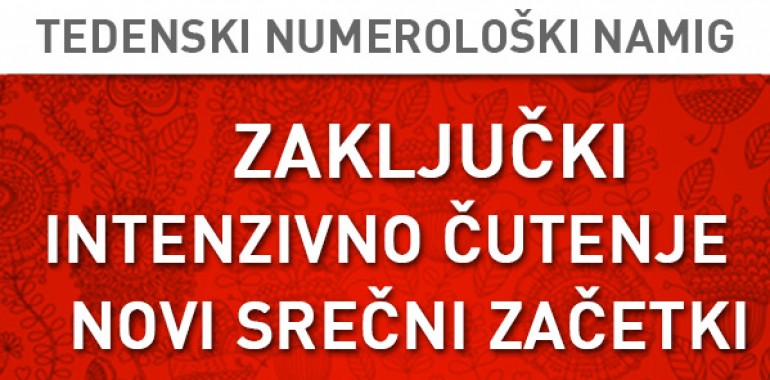 Tedenski numerološki namig 15.-21. 2. 2016