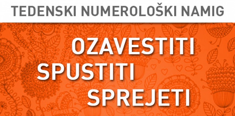 Tedenski numerološki namig 23.-29. 11. 2015