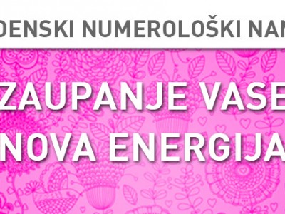 Tedenski numerološki namig 25. 4.-1. 5. 2016