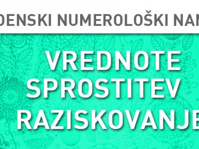 Tedenski numerološki namig 25.-31. 1. 2016