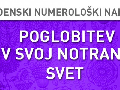 Tedenski numerološki namig 28. 12. 2015–3. 1. 2016