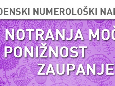 Tedenski numerološki namig 28.-3. 4. 2016