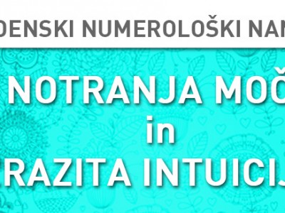 Tedenski numerološki namig 4.-10. 1. 2016