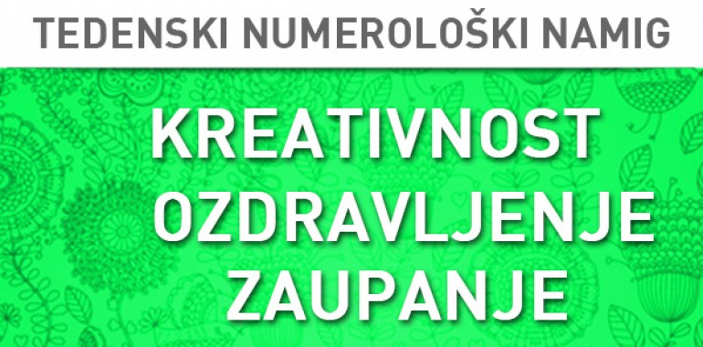 Tedenski numerološki namig 6.-13. 3. 2016