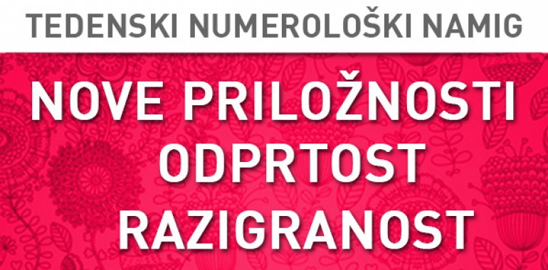 Tedenski numerološki namig 8.-14. 2. 2016