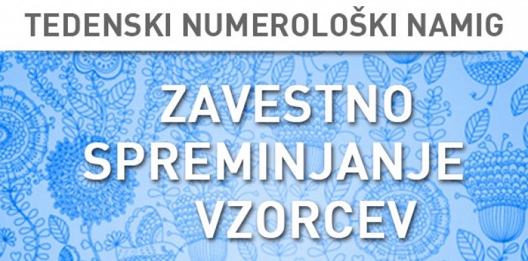 Tedenski numerološki namig 11.-17. 1. 2016