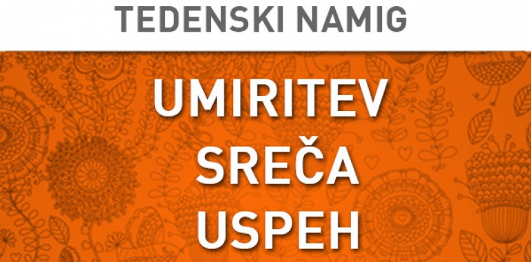 Tedenski namig 26. 10.-2. 11. 2014