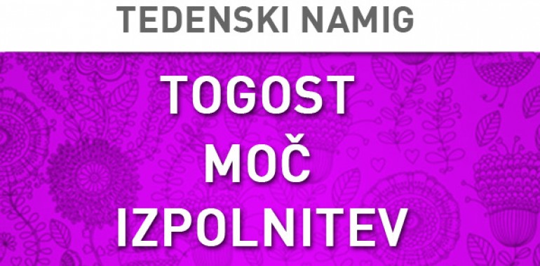 Tedenski namig 12.-19. 4. 2015