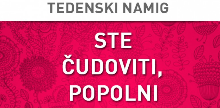 Tedenski namig 3.-9. 11. 2014