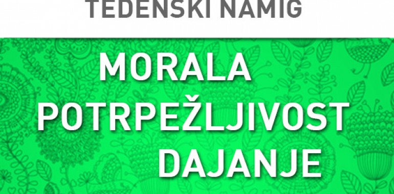 Tedenski namig 22. 3. - 29. 3. 2015