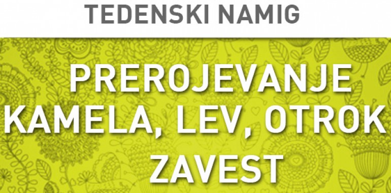 Tedenski namig 18.-25. 10. 2015