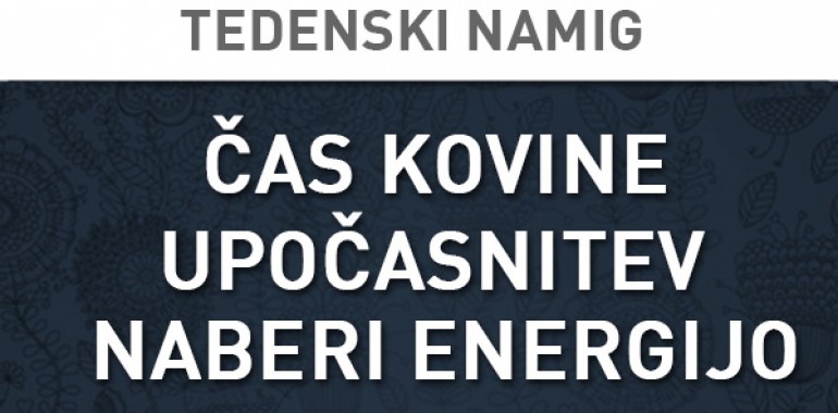 Tedenski namig 16.-23. 8. 2015