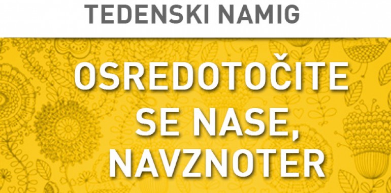 Tedenski namig 30. 8.-6. 9. 2015