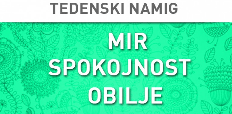 Tedenski namig 4.-11. 1. 2015