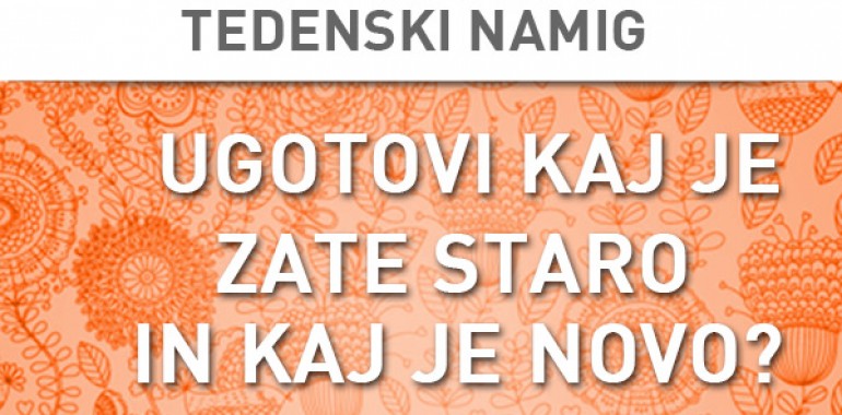 Tedenski namig 6.-13. 9. 2015