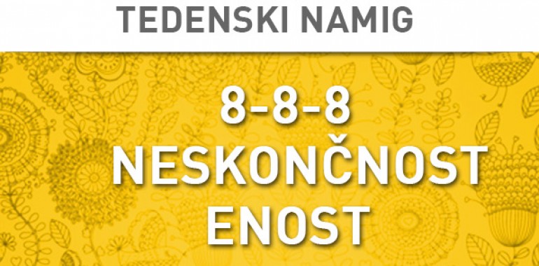 Tedenski namig 9.-17. 8. 2015
