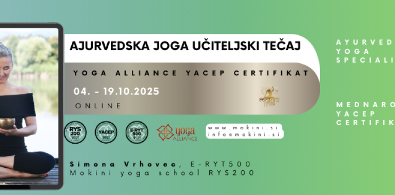 Ajurvedska joga učiteljski tečaj