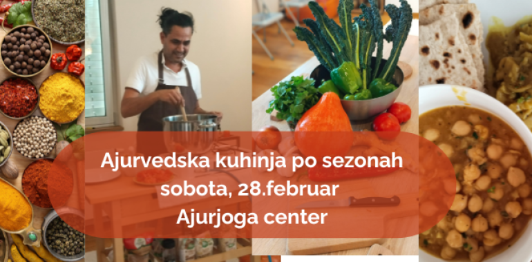 Ajurvedska kuhinja po sezonah - delavnica