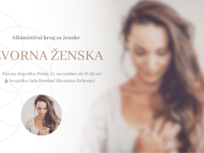 ALKIMISTIČNI KROG ZA ŽENSKE: Izvorna ženska