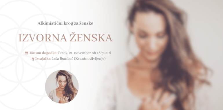 ALKIMISTIČNI KROG ZA ŽENSKE: Izvorna ženska