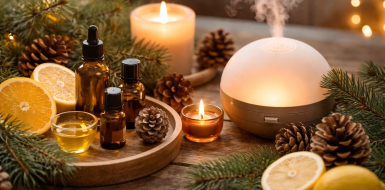Aromaterapija pozimi: vonj kot most med zimo in pomladjo