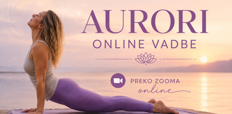 Aurori online vadbe - Uravnovešanje čaker, prebujanje energije