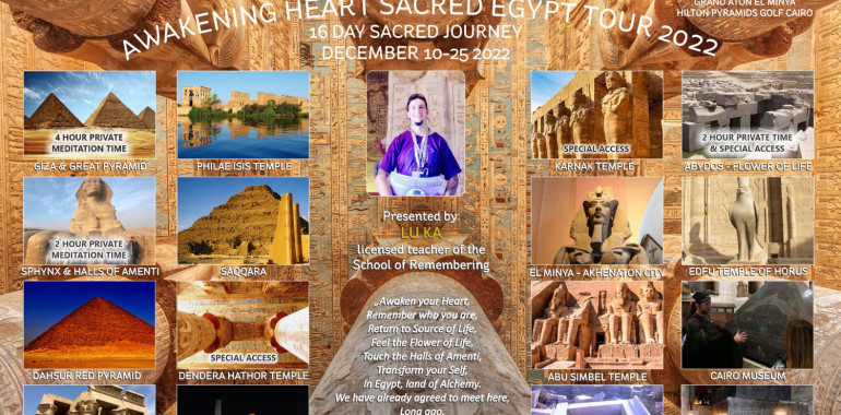 16-DAY AWAKENING HEART SACRED JOURNEY in EGYPT 2022