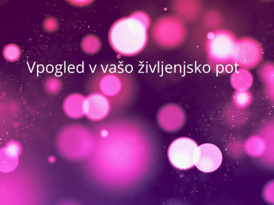 Vpogled v vaše življenje... jasnost, ki spreminja vse
