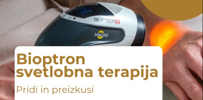 Vabilo na preizkus Bioptron svetlobne terapije