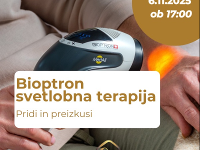 Vabilo na preizkus Bioptron svetlobne terapije