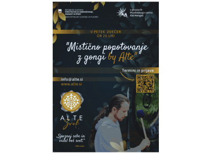 Mistično zvočno potovanje z gongi - Mengeš 