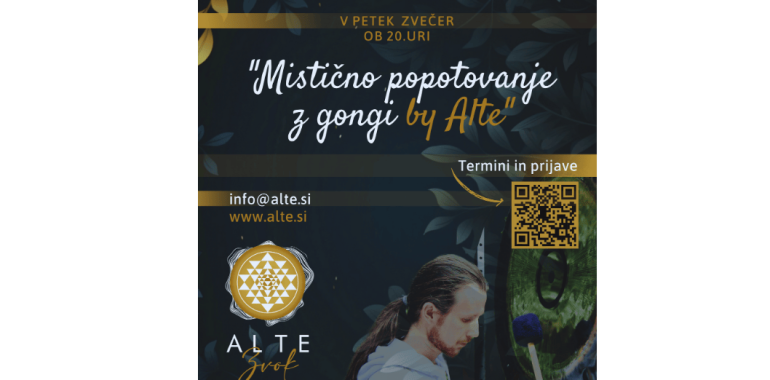 Mistično zvočno potovanje z gongi - Mengeš 