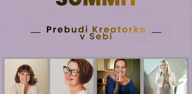 Brezplačni online summit Prebudi kreatorko v Sebi