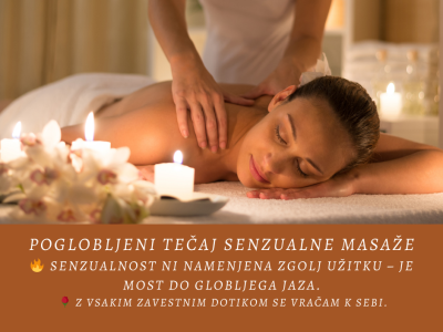 Poglobljeni tečaj senzualne masaže