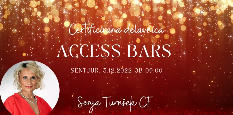 Certificirana Access Bars delavnica 