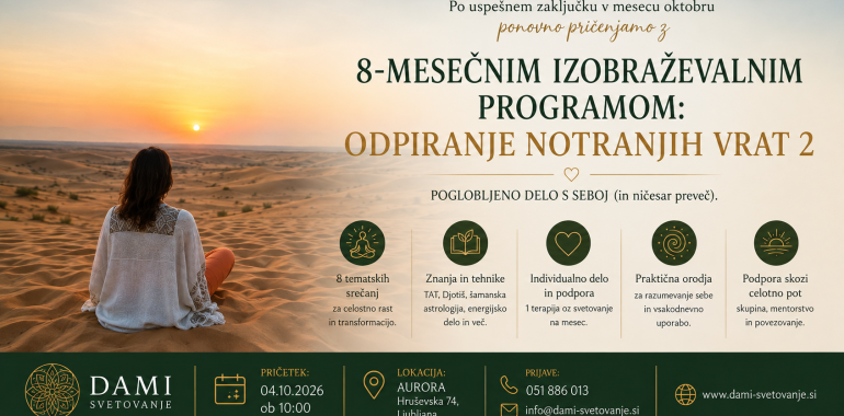 ODPIRANJE NOTRANJIH VRAT 2 - Poglobljeno delo s seboj