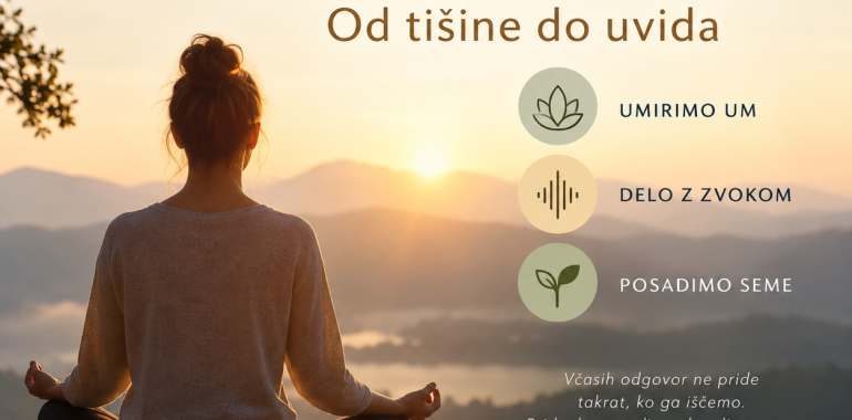 ČETRTKOVA MEDITACIJA - Od tišine do uvida