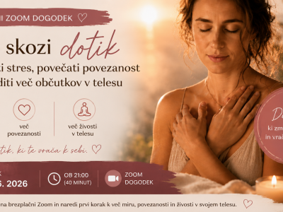 Kako skozi dotik zmanjšati stres, povečati povezanost in prebudi