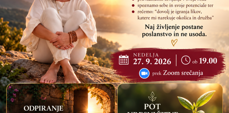 Pot uresničitve - Zoom s Klaro